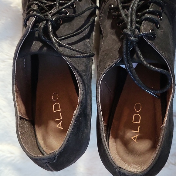 NWT! Black Leather High Heels with Fringe! Size 39! - Picture 12 of 13